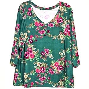 The Pioneer Woman Tunic Three Quarter Sleeves Size XXXL